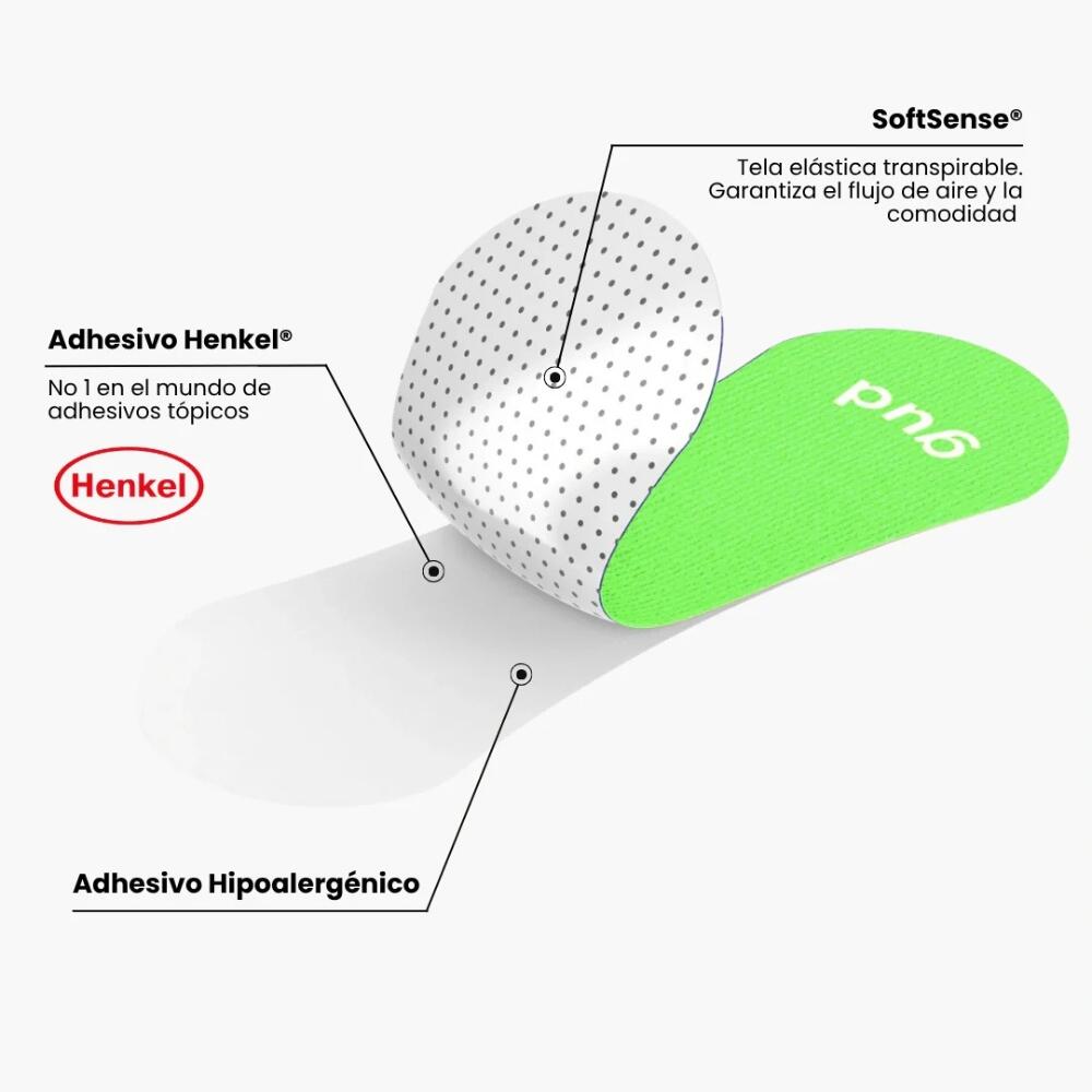 Tiras Nasales Deportivas 30 Uds Verde Gudsport 3/5