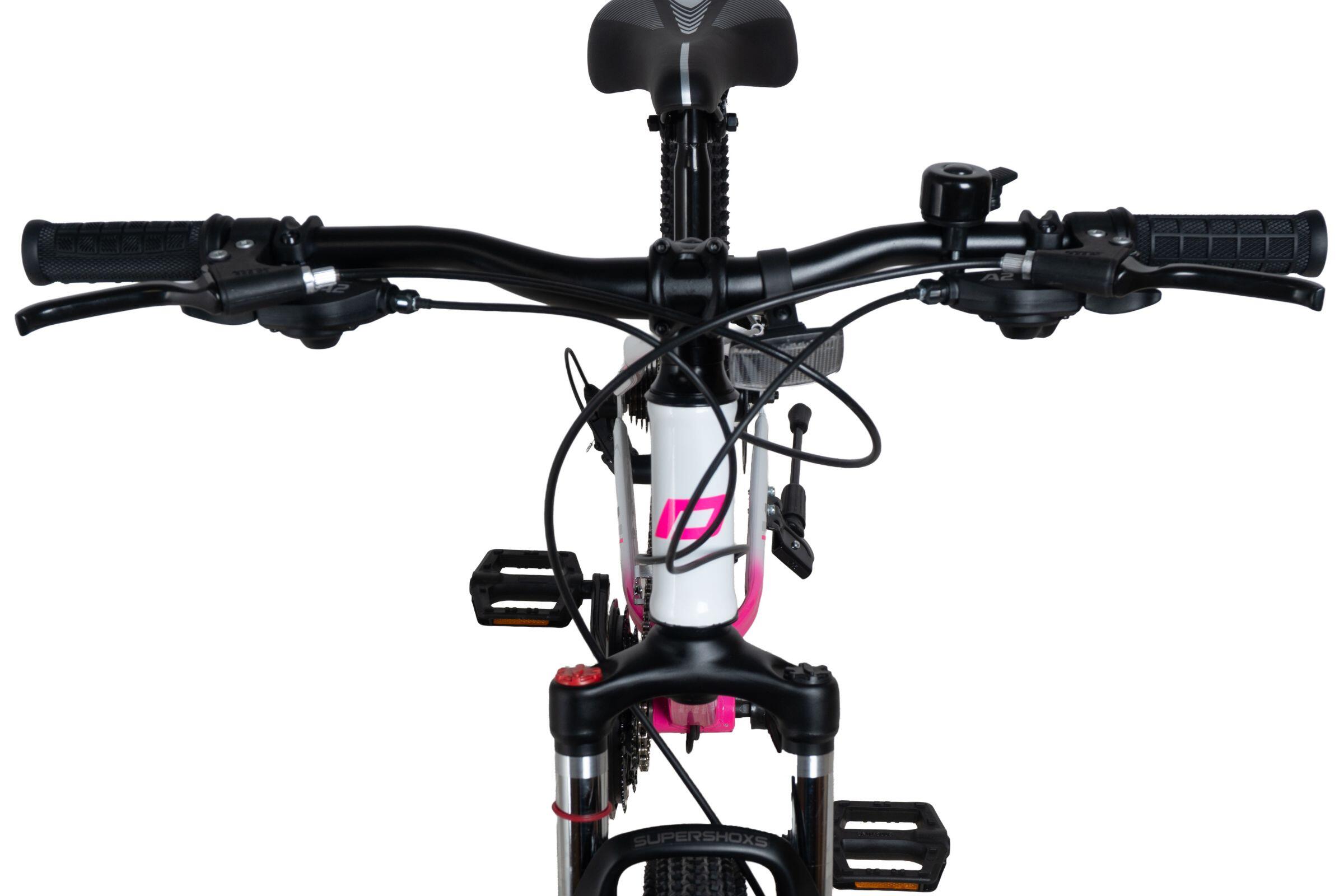 MTB-fiets Davi Bonita 26", 145-170 cm, 21 versnellingen, Roze/Wit 3/7