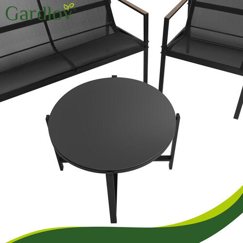 Set 4 piese mobilier balcon/terasa/gradina, greutate suportata 150/300 kg