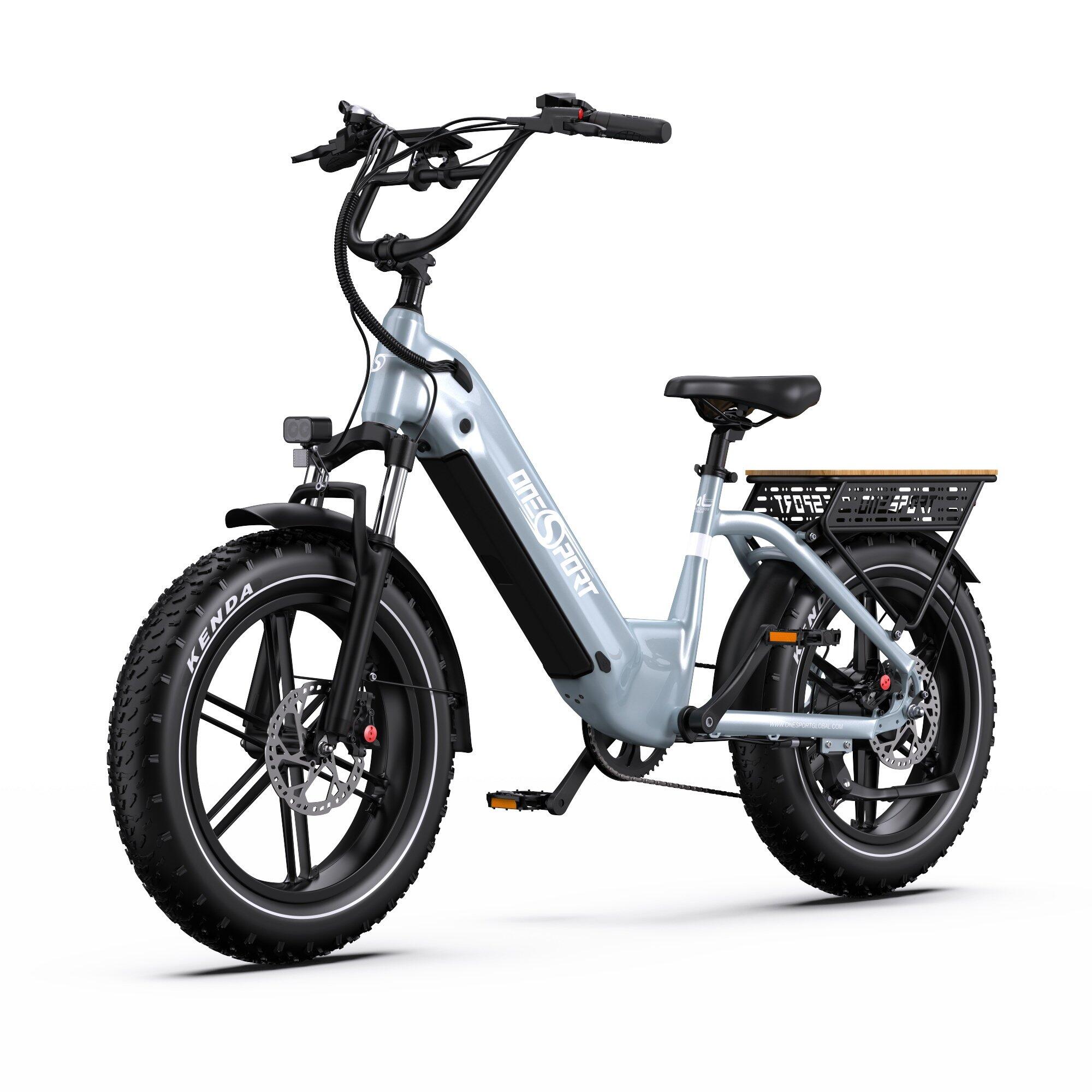 ONESPORT Elektrické kolo OT08 pro dospělé, baterie 48 V 18 Ah, ovládání přes aplikaci