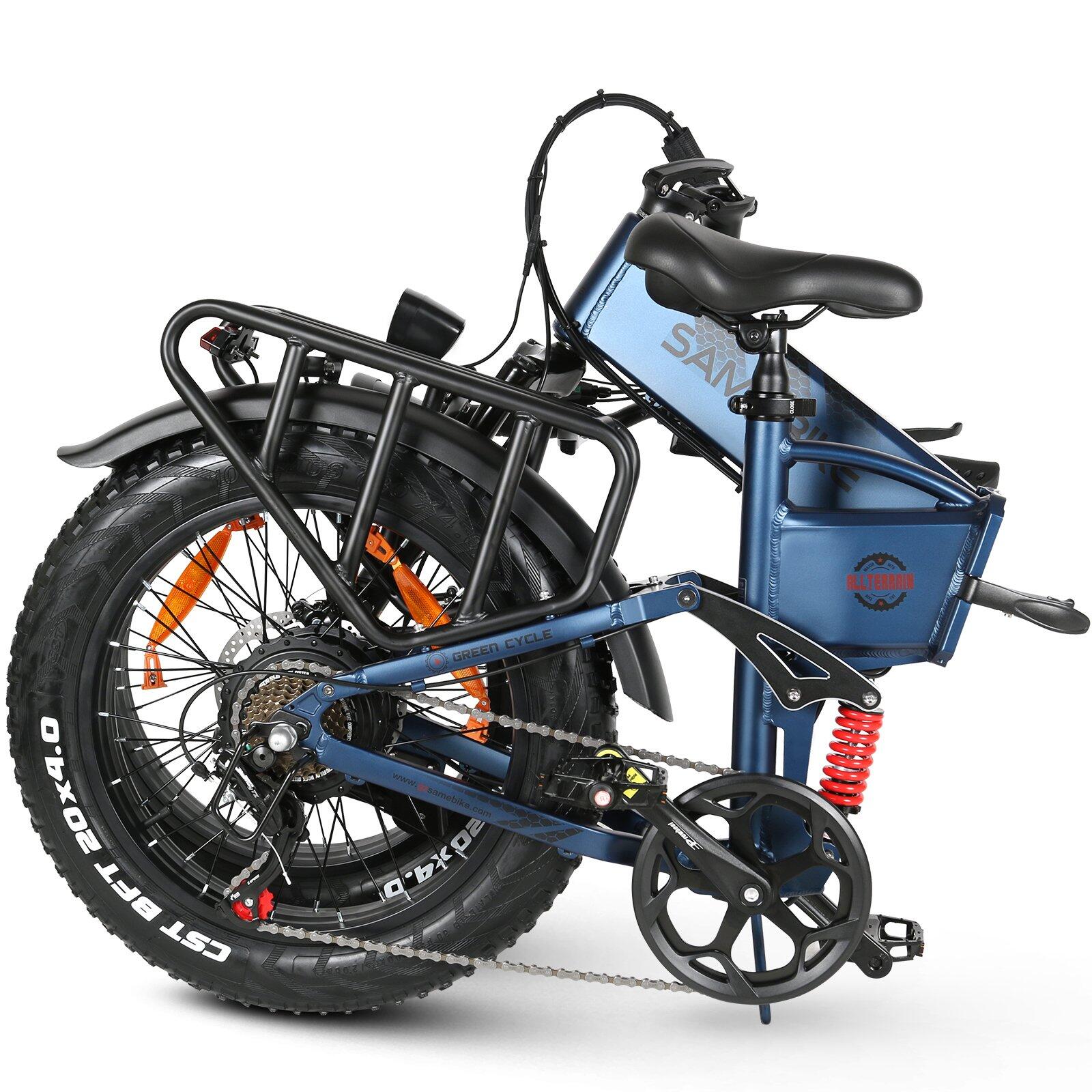 Unisex Elektro Faltrad 48V 15Ah Fat Tire Shimano 7 Gang RS-A02 Pro 5/7