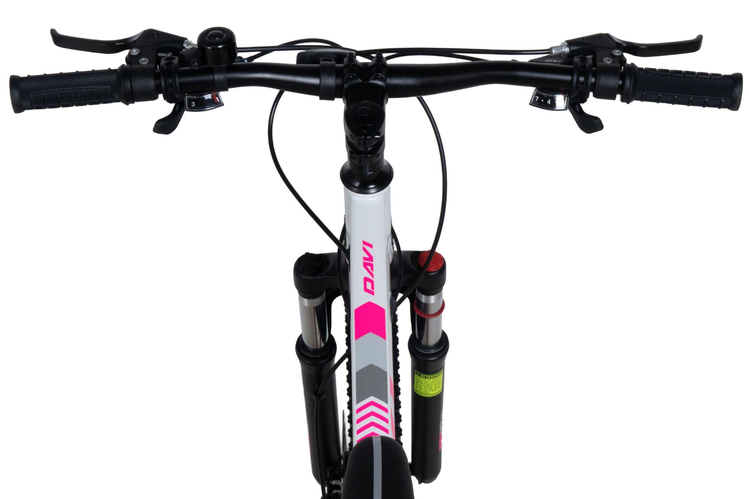 MTB-fiets Davi Bonita 26", 145-170 cm, 21 versnellingen, Roze/Wit 5/7