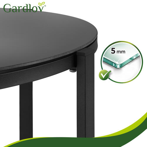 Set 4 piese mobilier balcon/terasa/gradina, greutate suportata 150/300 kg