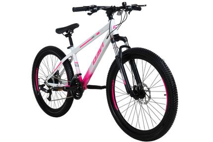 Mountainbike 26 Zoll Damen, Davi Bonita Pro, 21 Gänge, 145–170 cm, Rosa/Weiß