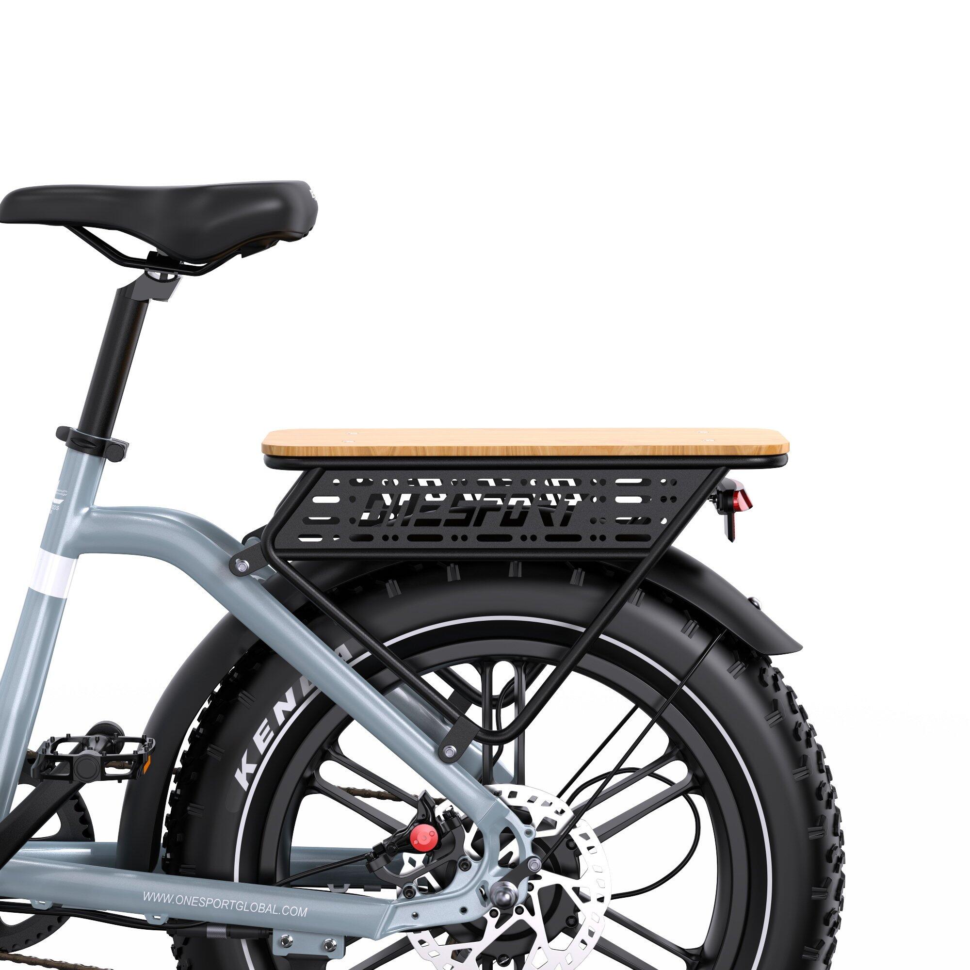 Bicicleta elétrica adulto Onesport OT08 bateria 48V 18Ah removível controle APP 6/7