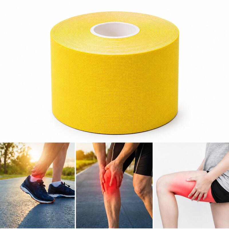 Banda kinesiologica, elastica, hipoalergenica, pentru recuperare si sport,bumbac