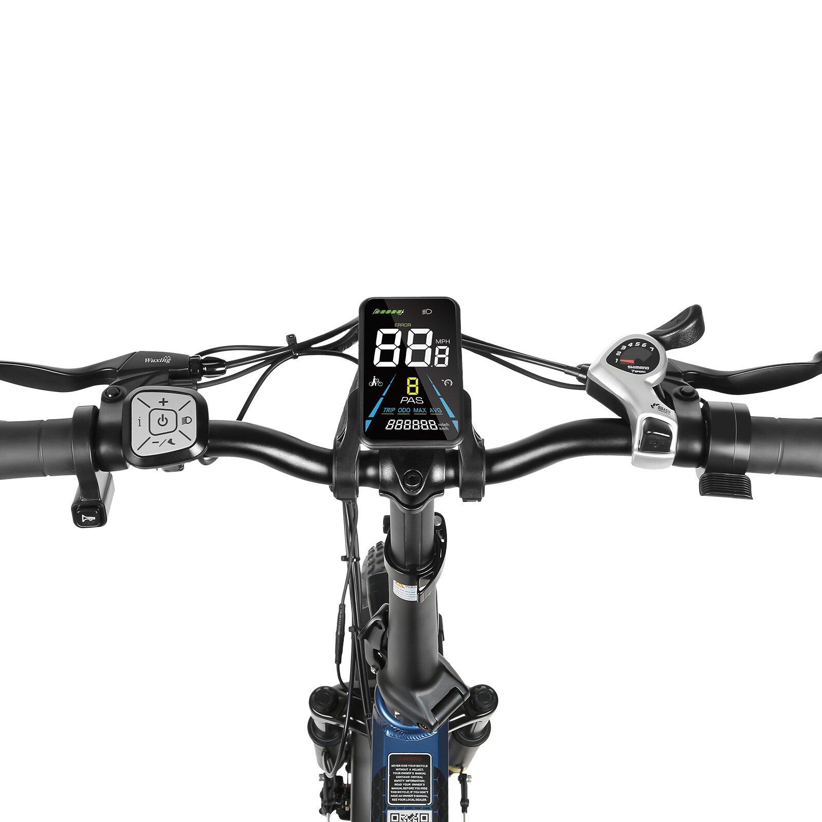 Unisex Elektro Faltrad 48V 15Ah Fat Tire Shimano 7 Gang RS-A02 Pro 6/7