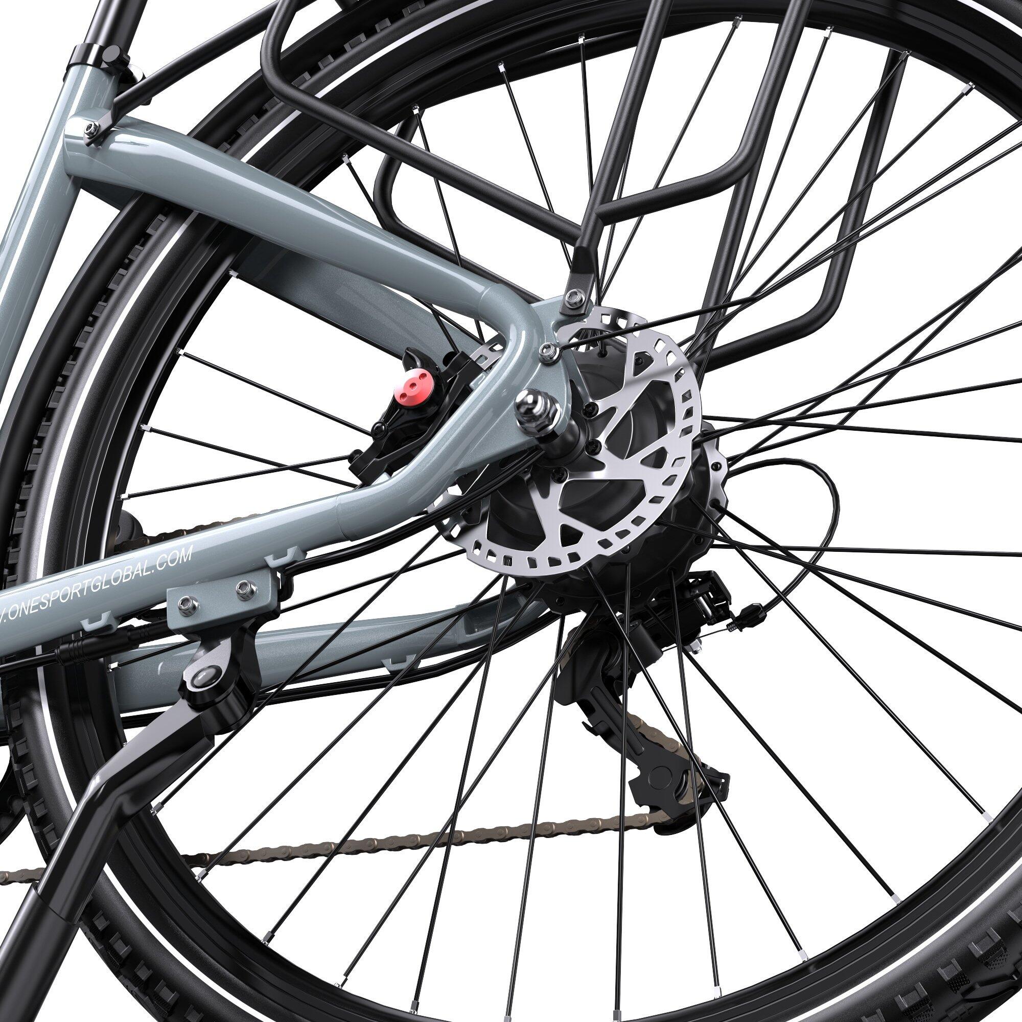 Onesport OT05 Pro elektrische fiets volwassenen 250W motor 36V 22.5Ah accu 6/7
