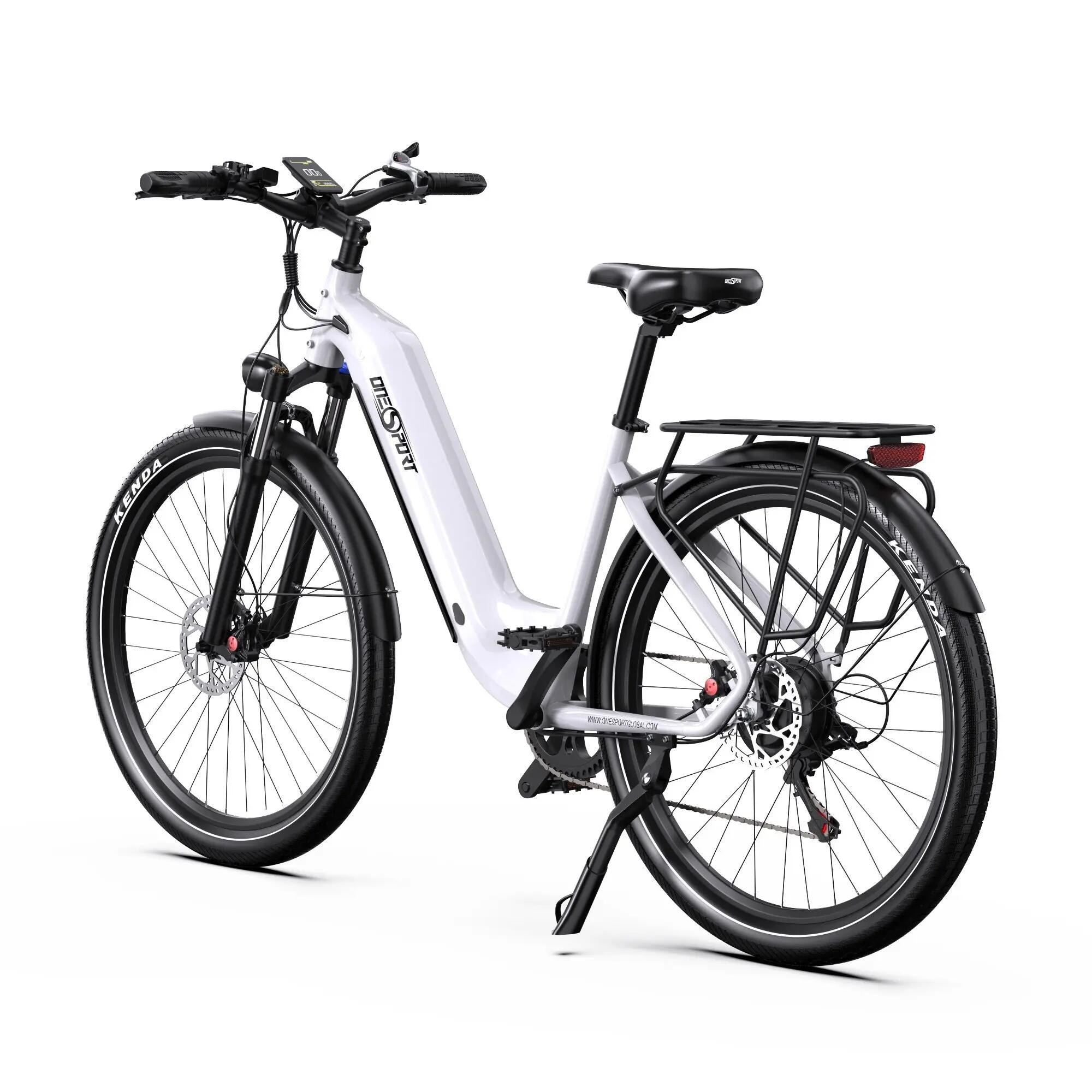 Bicicleta elétrica ONESPORT OT05, pneu 27.5", motor 250W, bateria 36V 18.2Ah 3/7