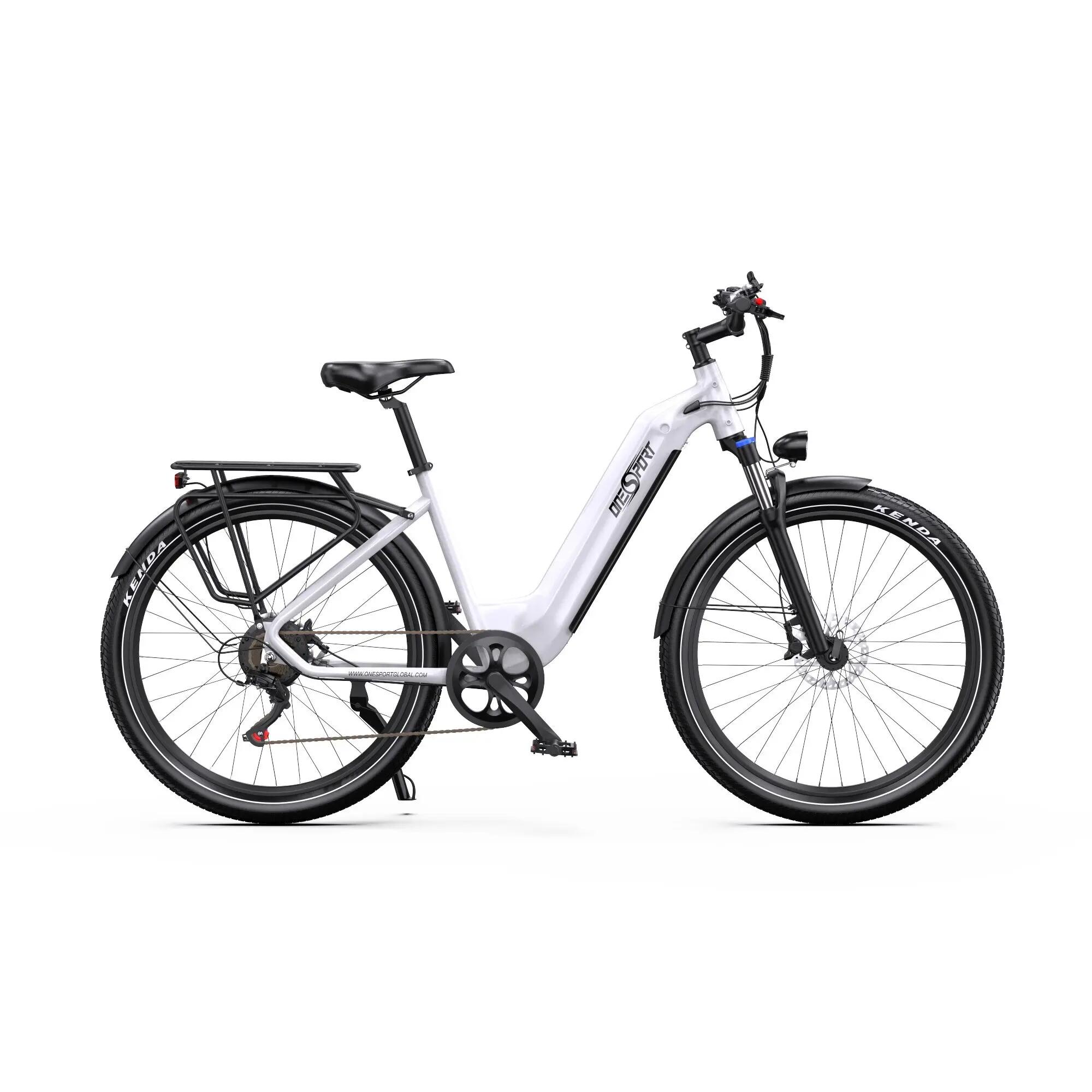 Bicicleta elétrica ONESPORT OT05, pneu 27.5", motor 250W, bateria 36V 18.2Ah 2/7