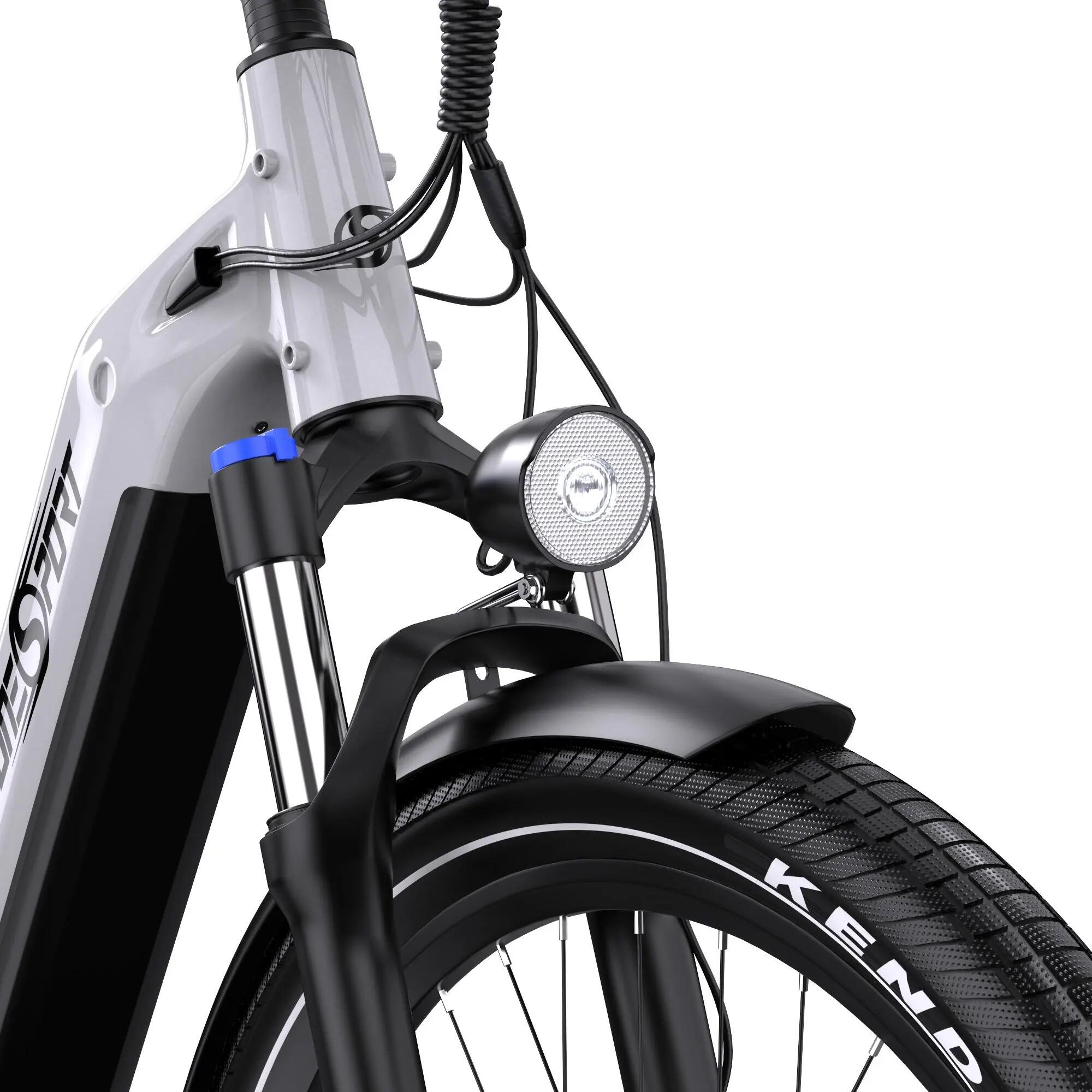 Bicicleta elétrica ONESPORT OT05, pneu 27.5", motor 250W, bateria 36V 18.2Ah 7/7