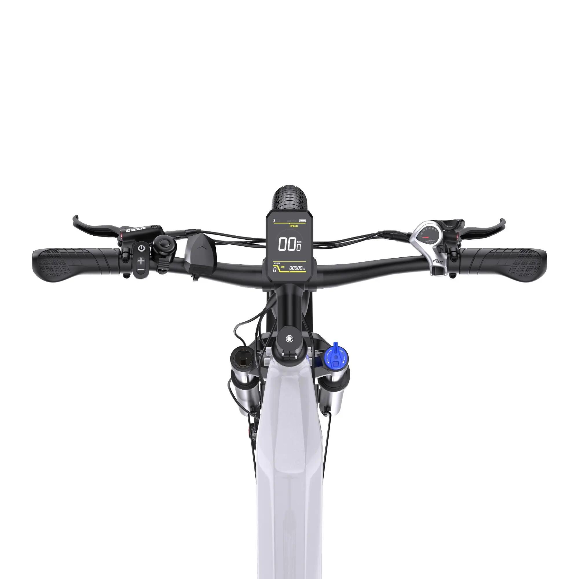 Bicicleta elétrica ONESPORT OT05, pneu 27.5", motor 250W, bateria 36V 18.2Ah 6/7