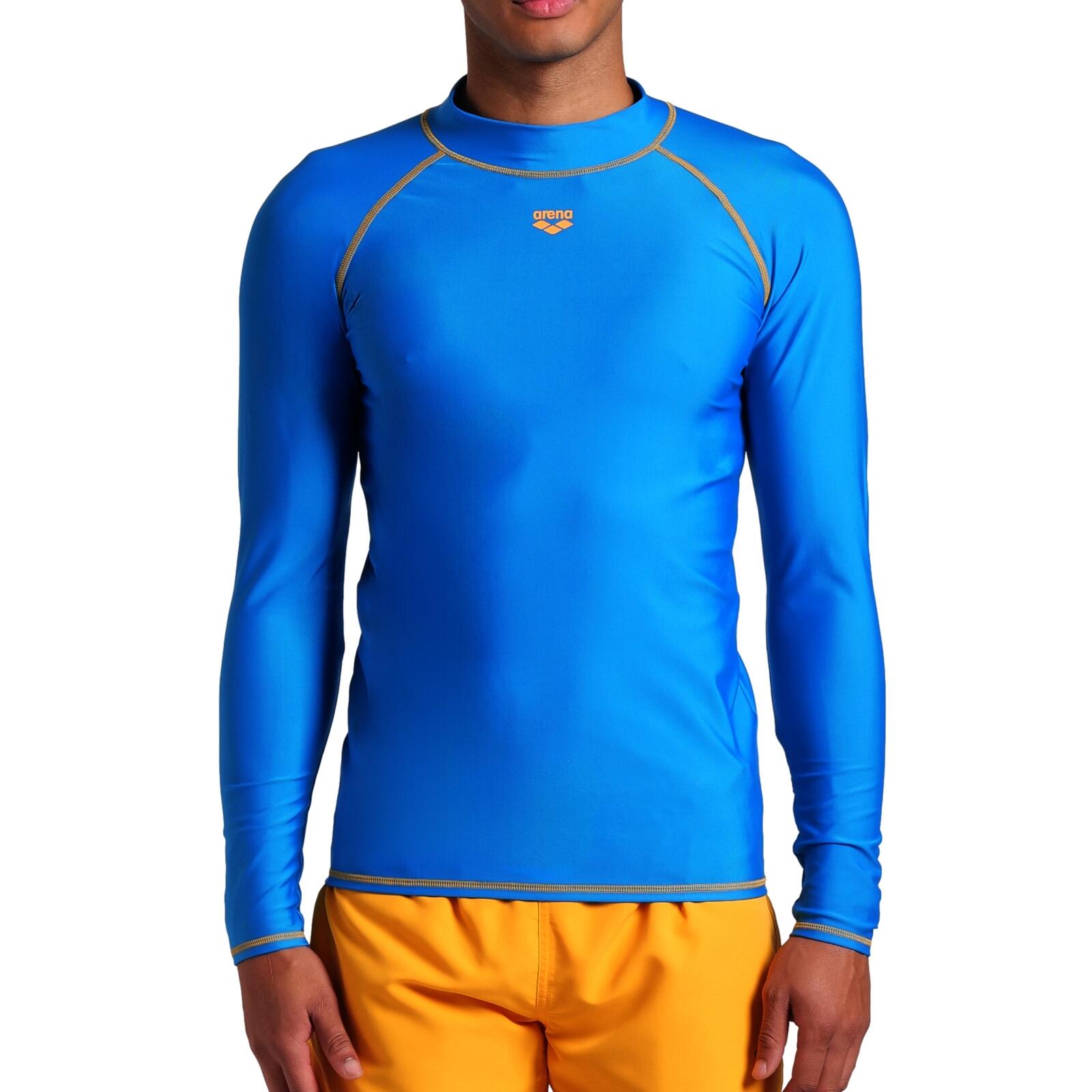 T-Shirt leicht bequem Herren - Rash Vest L/S Graphic 3/6