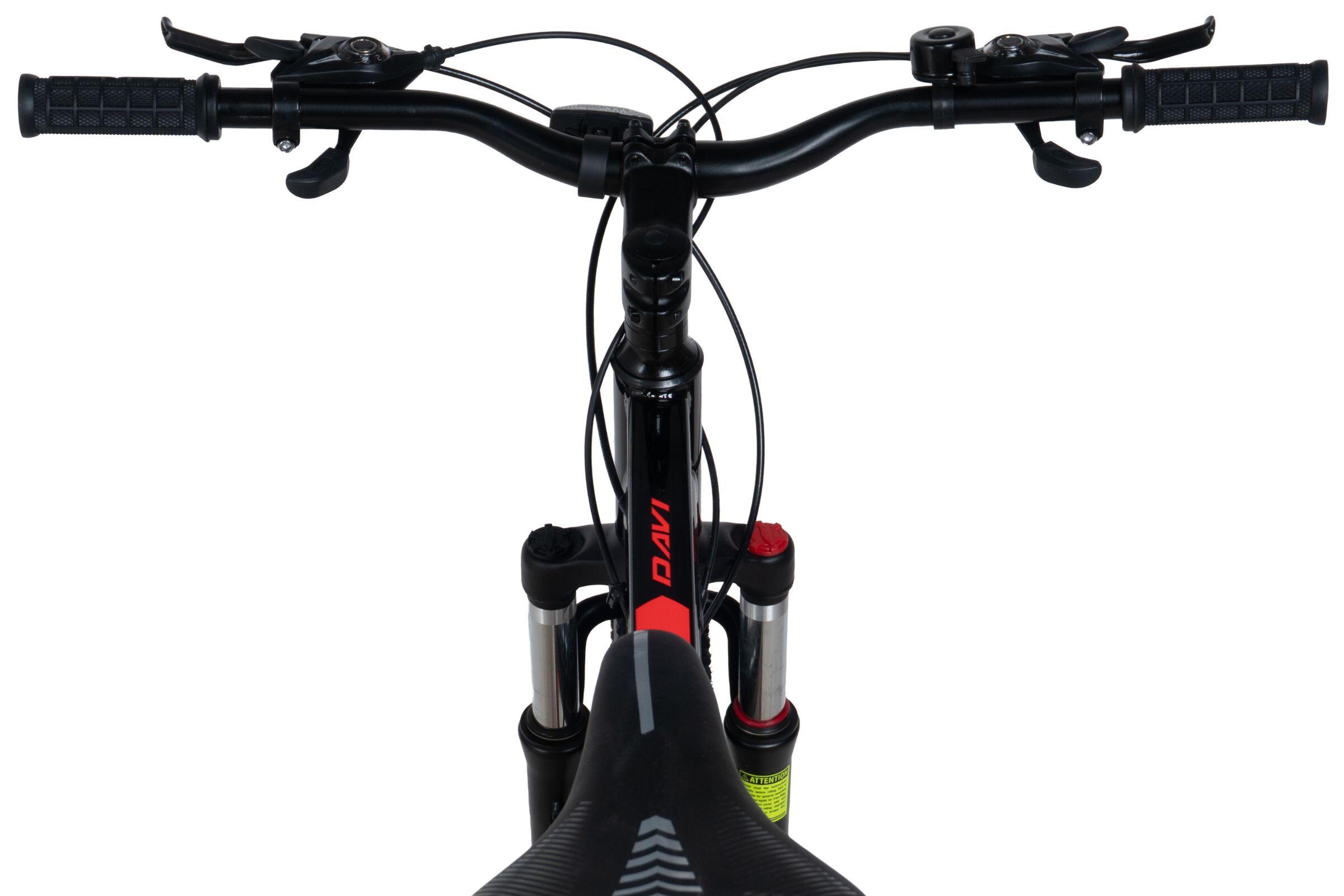 Mountainbike 29 Zoll Herren, Davi Terrano Pro, 21 Gänge, 170–195 cm, Schwarz/Rot 3/6