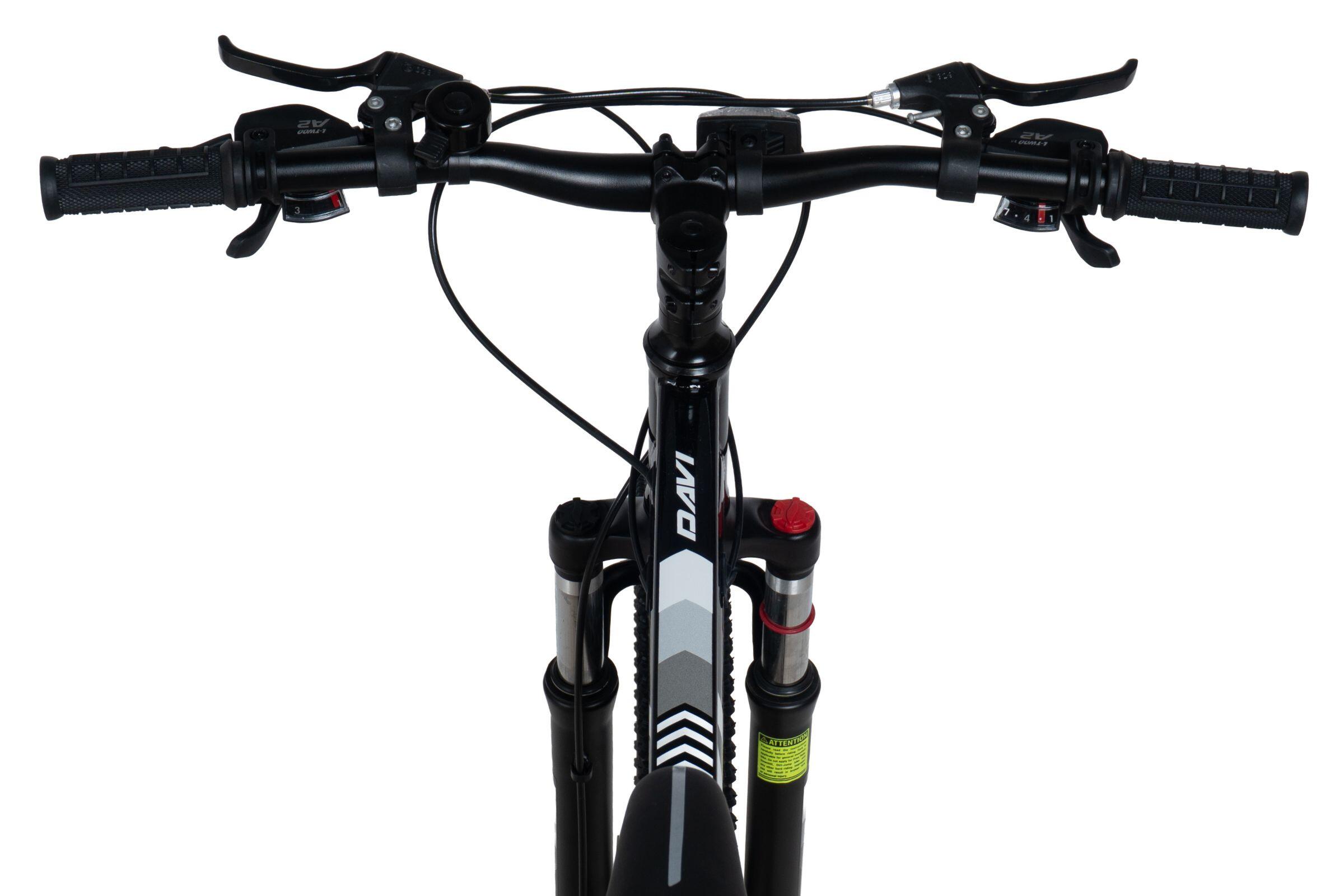 Vélo VTT Davi Terrano 26", 145-170 cm, 21 vitesses, Noir/Blanc 3/6