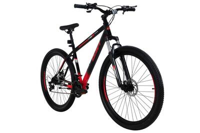 Mtb-fiets davi terrano pro 29", 170-195 cm, 21 versnellingen, zwart/rood