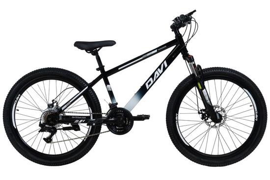 Bicicletta MTB Davi Terrano 26" 145-170 cm 21 velocità Nero/Bianco