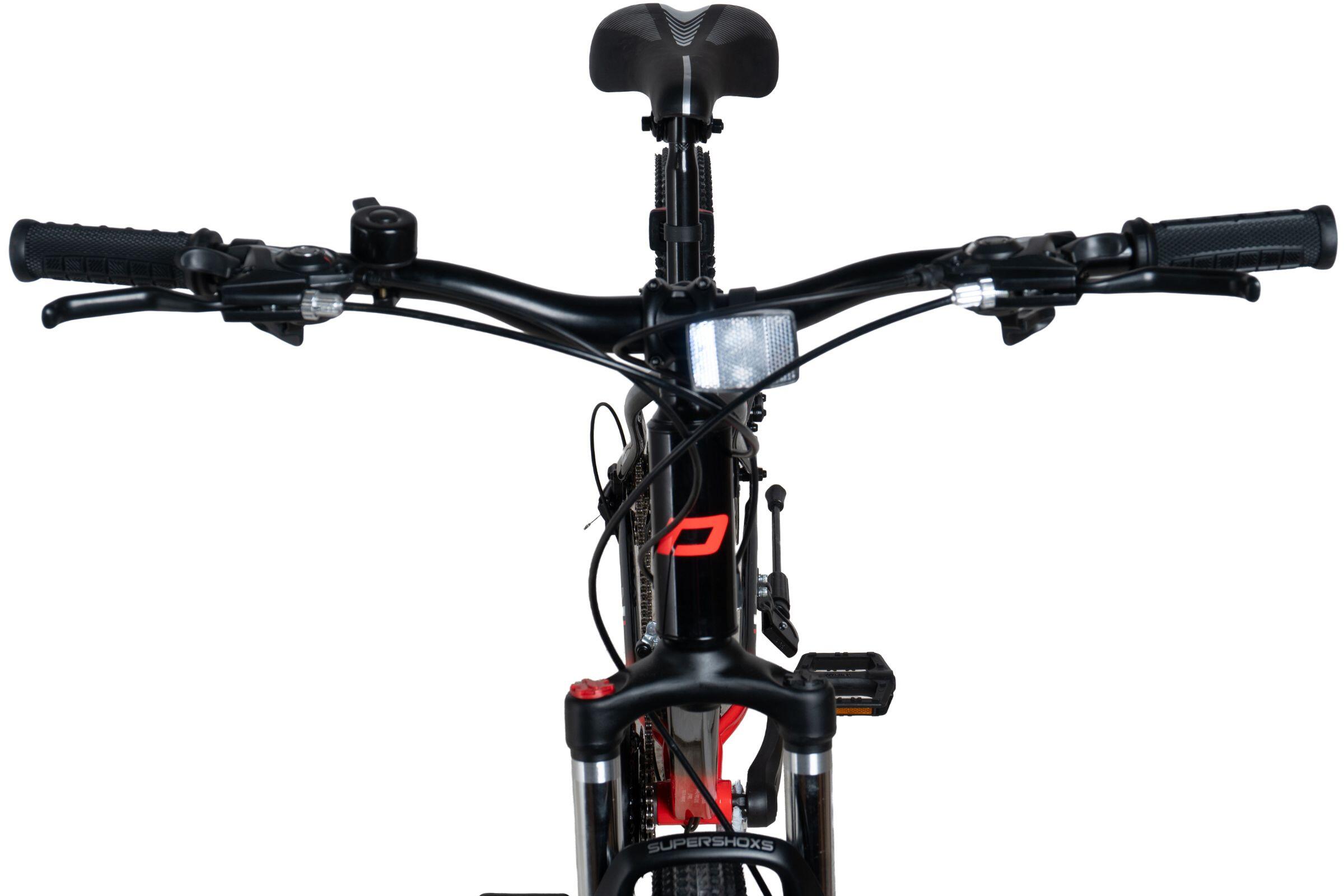 Mountainbike 29 Zoll Herren, Davi Terrano Pro, 21 Gänge, 170–195 cm, Schwarz/Rot 5/6