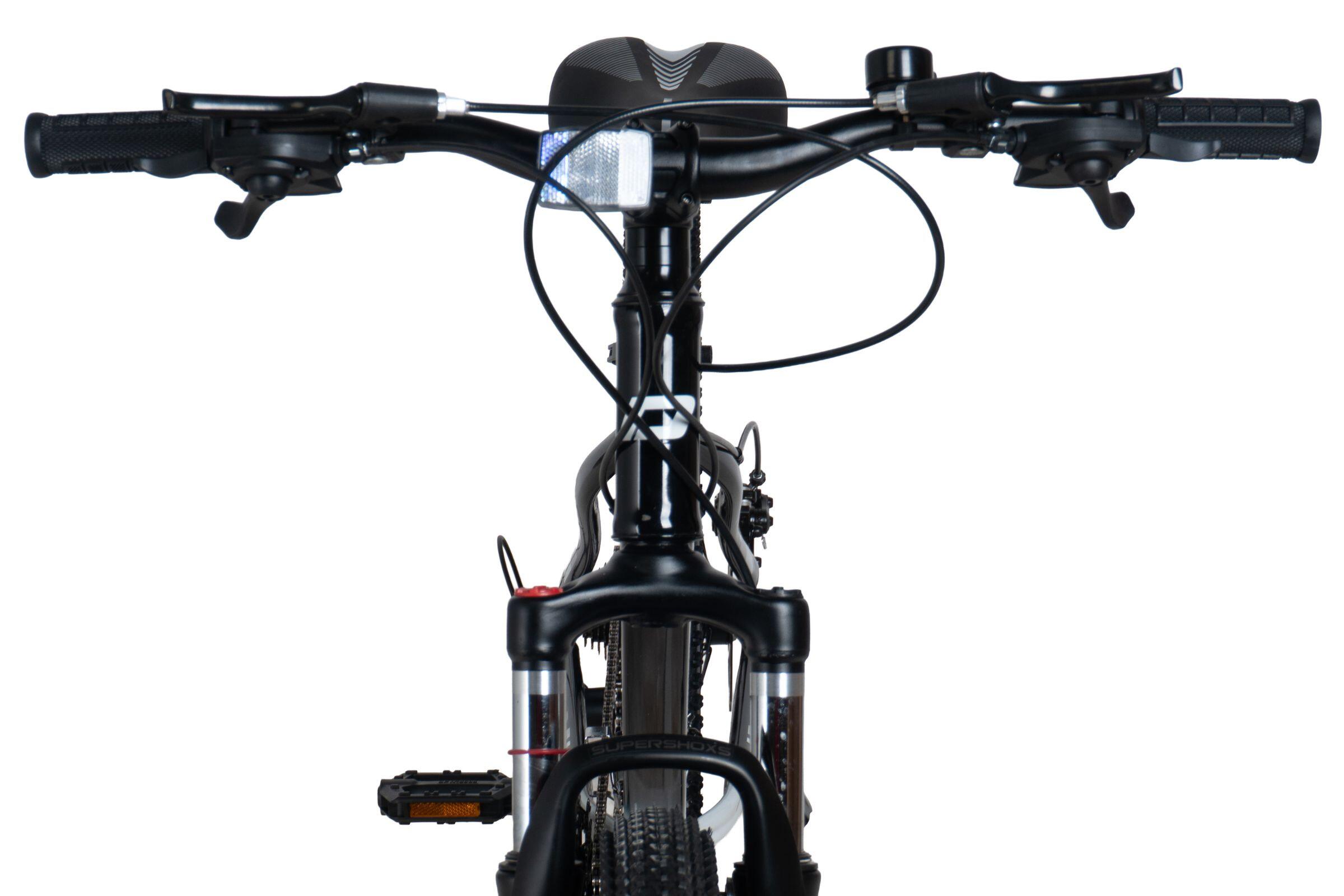 Vélo VTT Davi Terrano 26", 145-170 cm, 21 vitesses, Noir/Blanc 5/6