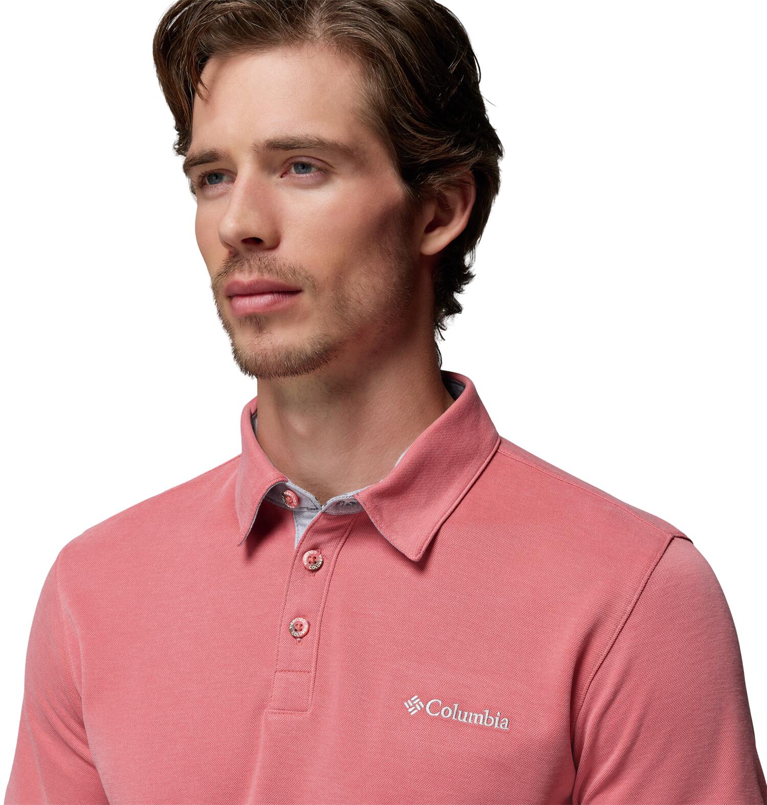 Nelson Point Polo Heren Polo Washed Red 4/4