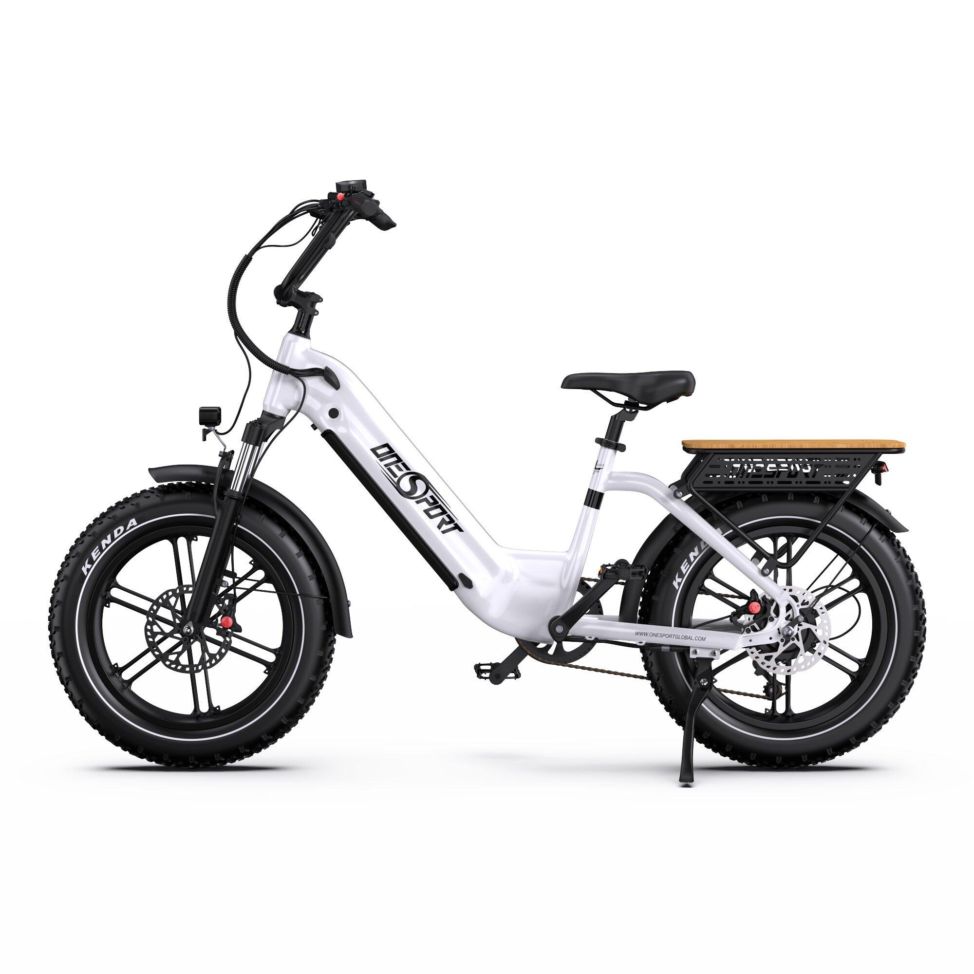 Bicicleta elétrica adulto Onesport OT08 bateria 48V 18Ah removível controle APP 2/7