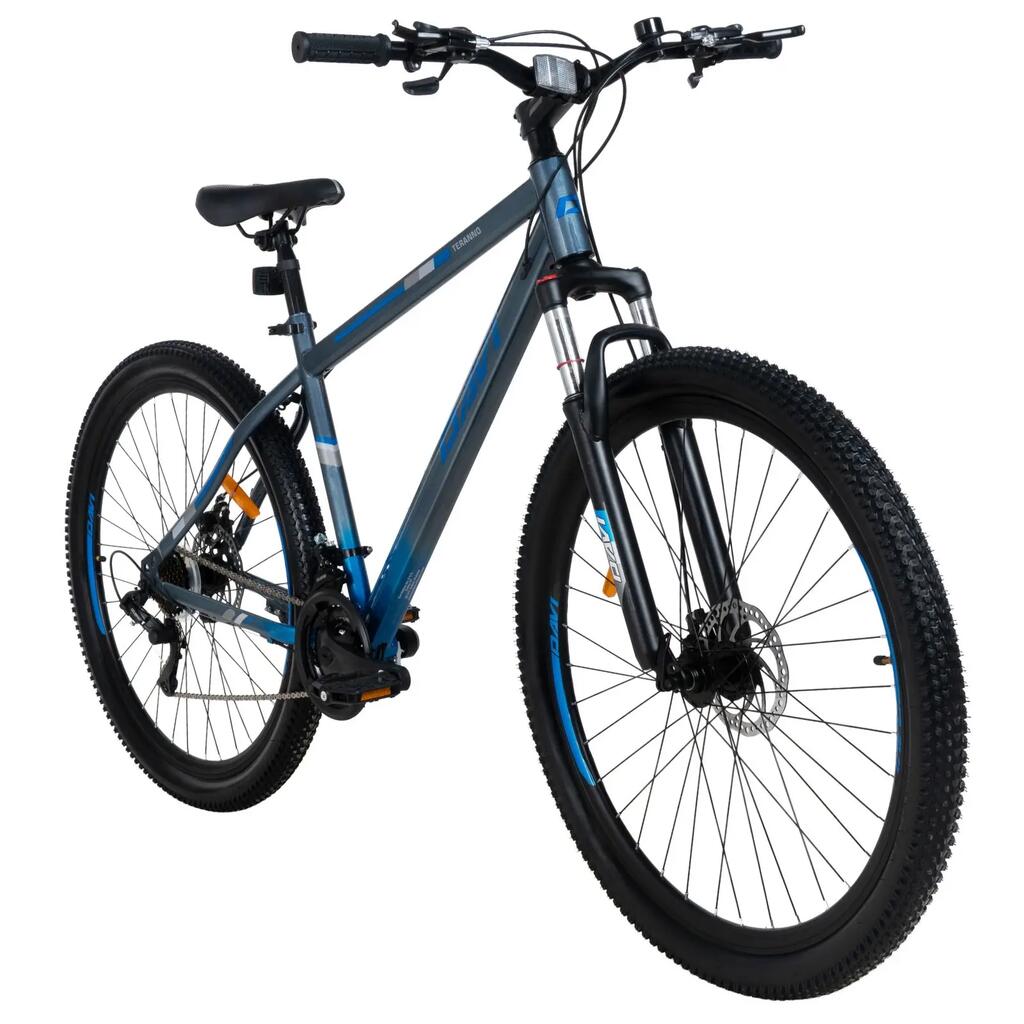 MTB bicycle Davi Terrano Pro 29", 170-195 cm, 21 speeds, Grey/Blue