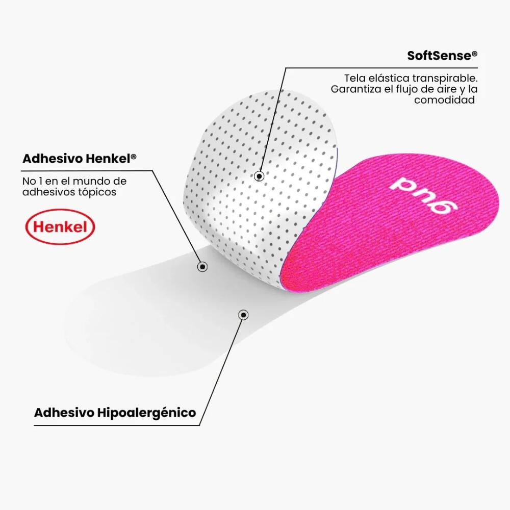 Tiras Nasales Deportivas 30 Uds Rosa Gudsport 3/5