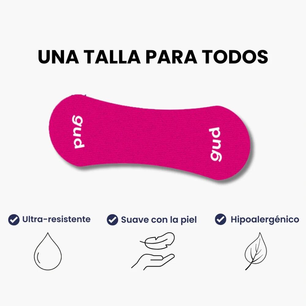 Tiras Nasales Deportivas 30 Uds Rosa Gudsport 2/5