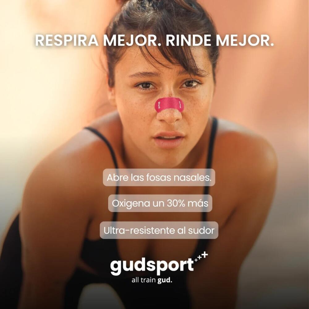 Tiras Nasales Deportivas 30 Uds Rosa Gudsport 4/5