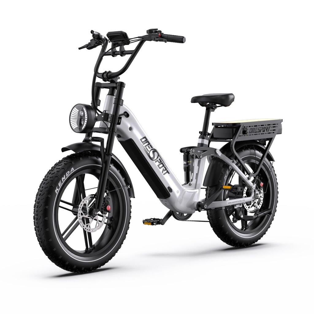 Onesport OT08 Pro 20'' Electric Bike Dual Battery 48V 36AH, 7-speed Max 25km/h