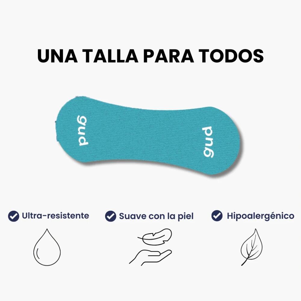 Tiras Nasales Deportivas 30 Uds Turquesa Gudsport 2/5