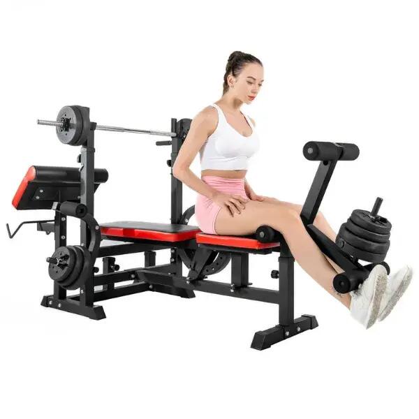 ITM Adjustable Barbell Weight Bench - Foldable Multi-Position Press Bench 5/7