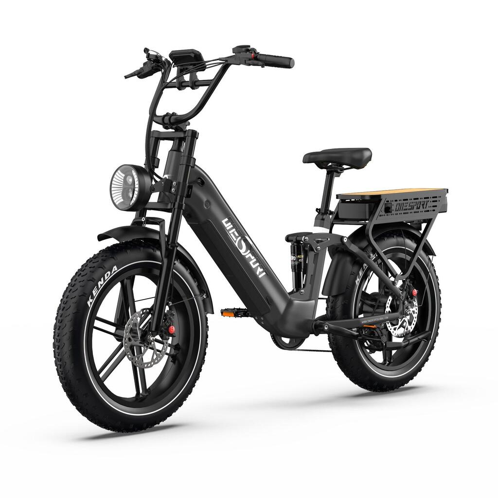 Onesport OT08 Pro 20'' Electric Bike Dual Battery 48V 36AH, 7-speed Max 25km/h