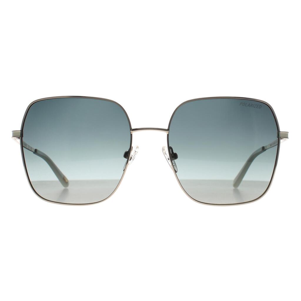 Skechers Square Womens Shiny Pale Gold Grey Gradient Polarized SE6266