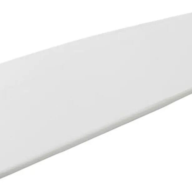 28-inch White Lacquered-Fabric Chain Guard, 68 cm.