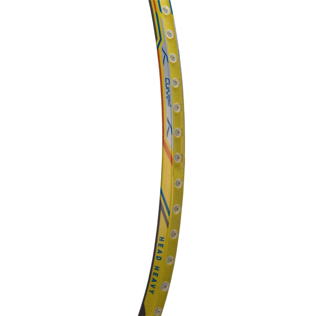 Badmintonschläger - Atomic-X35 SPD Unbespannt, Limette/schwarz 5/7