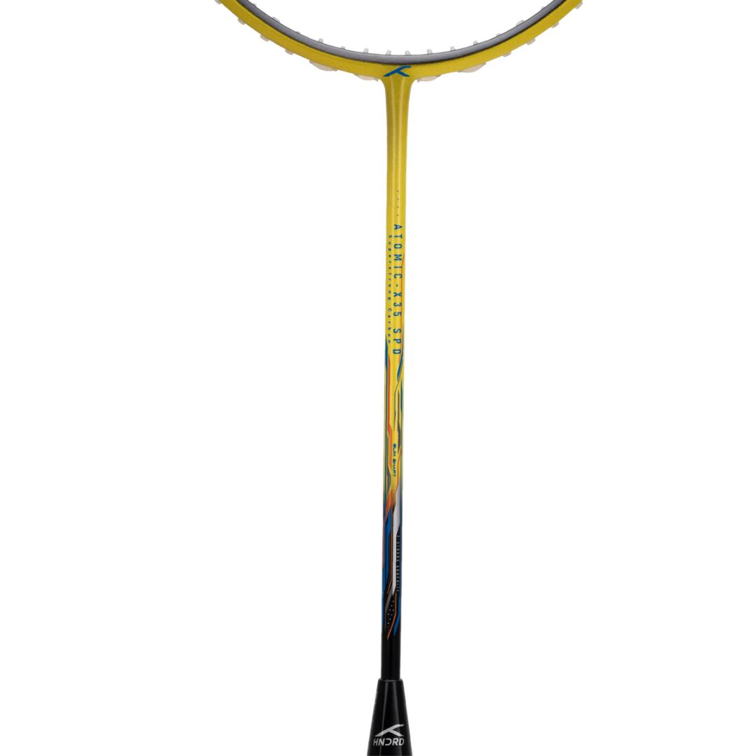 Badmintonschläger - Atomic-X35 SPD Unbespannt, Limette/schwarz 4/7