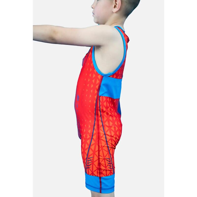 Dres de Lupta Boboc Juniori Albastru