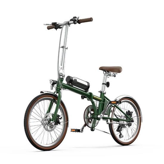 OT02 PRO vélo électrique pliable 20", moteur 250W, Shimano 7 vitesses, écran LCD