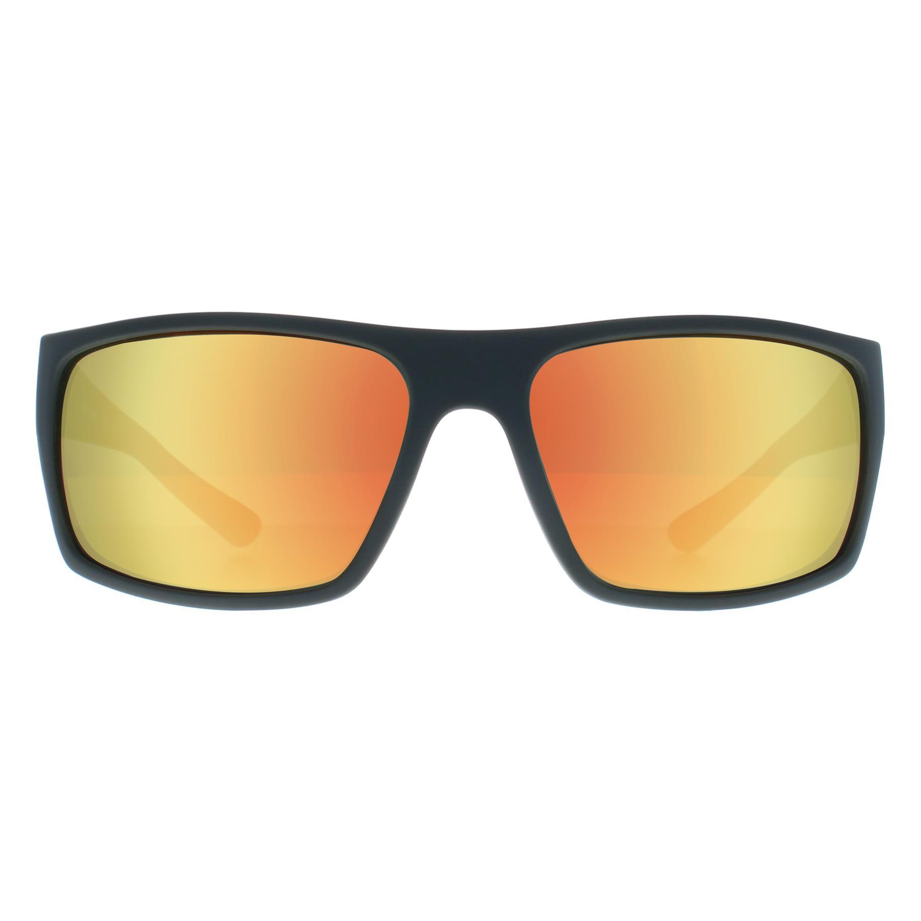 Skechers Wrap Mens Matte Dark Grey Orange Mirror SE6292 1/3