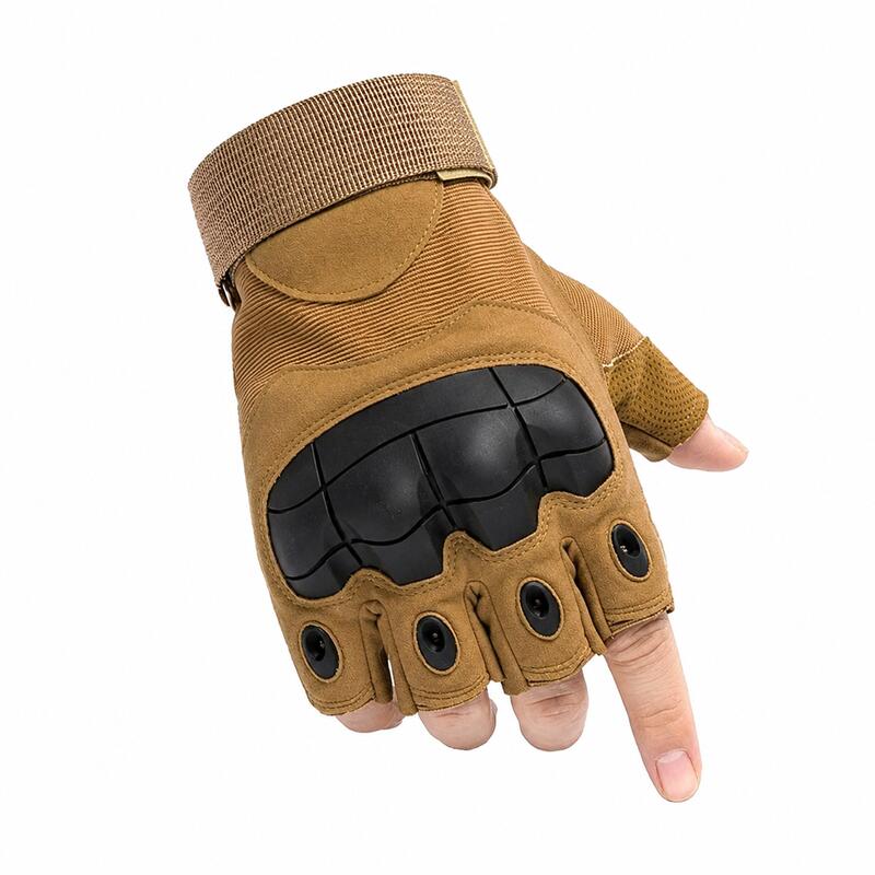 Manusi tactice fara degete, XL, antiderapante, fixare velcro