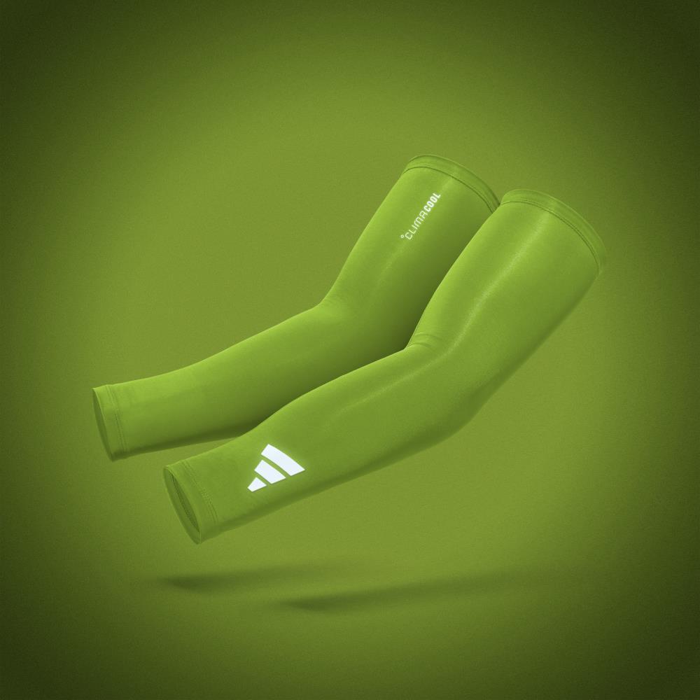 Adidas - Climacool Compression Arm Sleeves - Lucid Lemon - L/XL 3/7