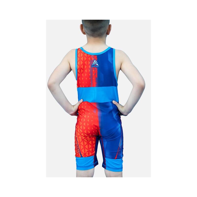 Dres de Lupta Boboc Juniori Albastru