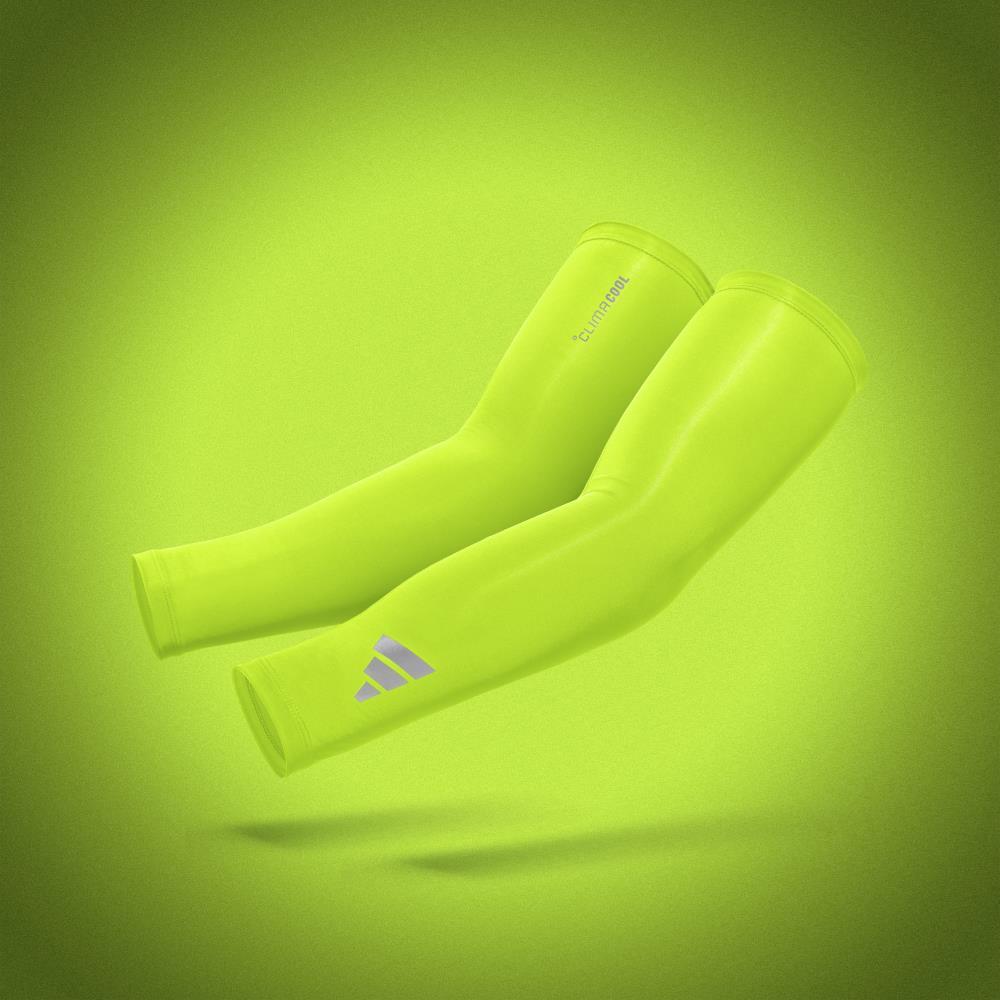 Adidas - Climacool Compression Arm Sleeves - Lucid Lemon - L/XL 2/7