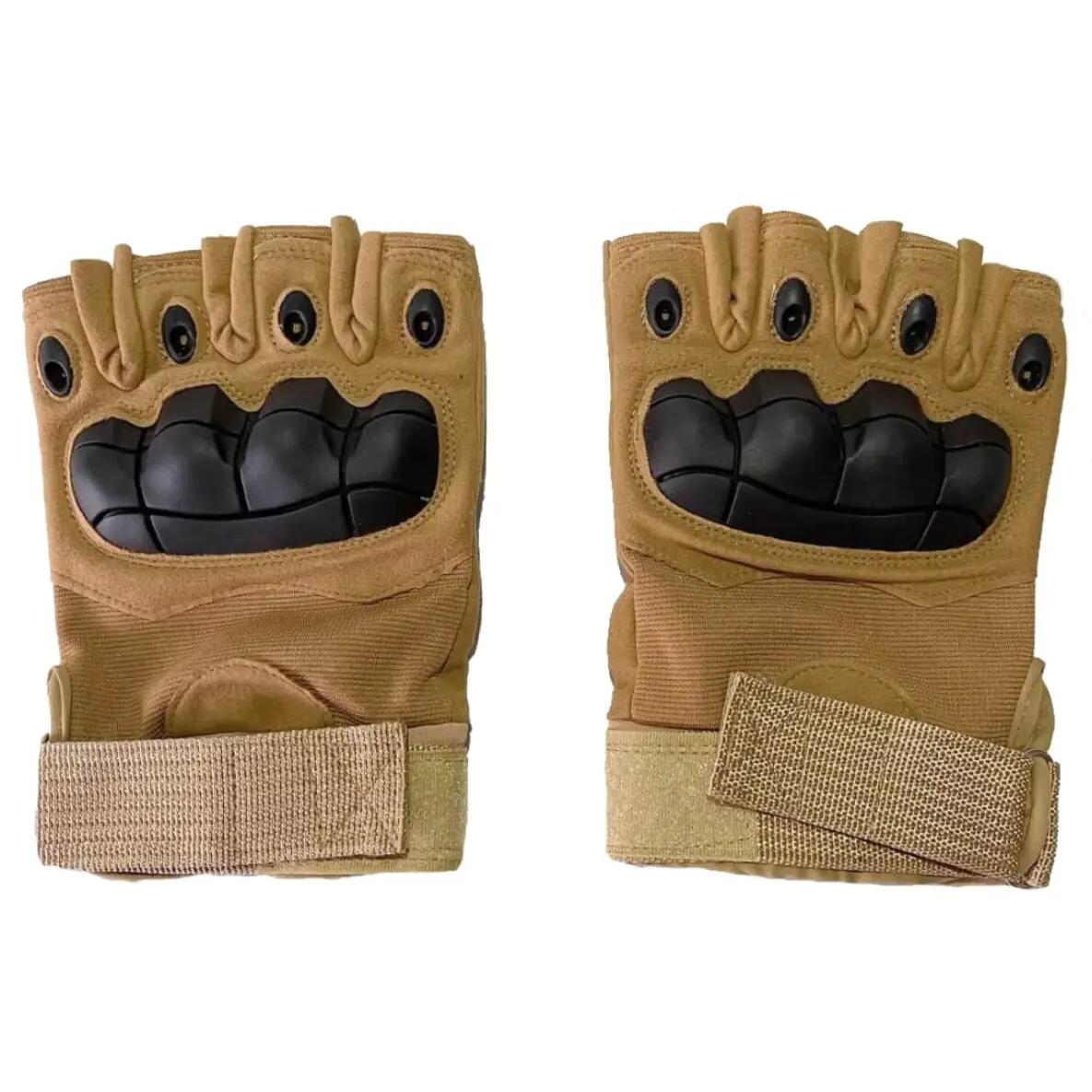 Manusi tactice fara degete, XL, antiderapante, fixare velcro 6/7