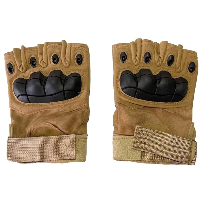 Manusi tactice fara degete, XL, antiderapante, fixare velcro