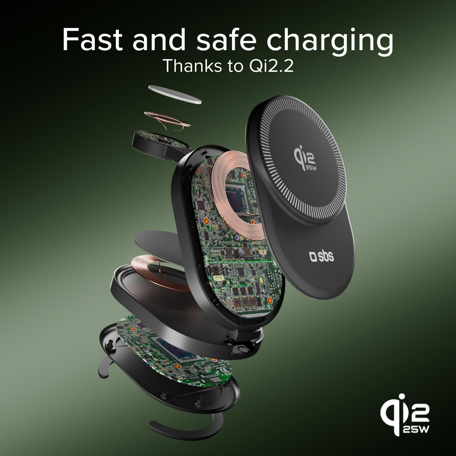 Station de recharge Qi2.2 25W pliable 3‑en‑1 4/7