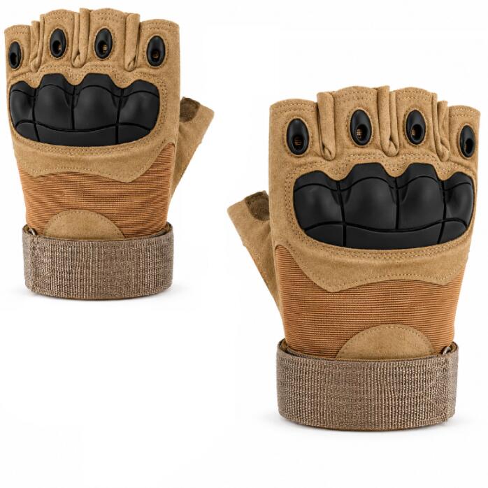 Manusi tactice fara degete, XL, antiderapante, fixare velcro