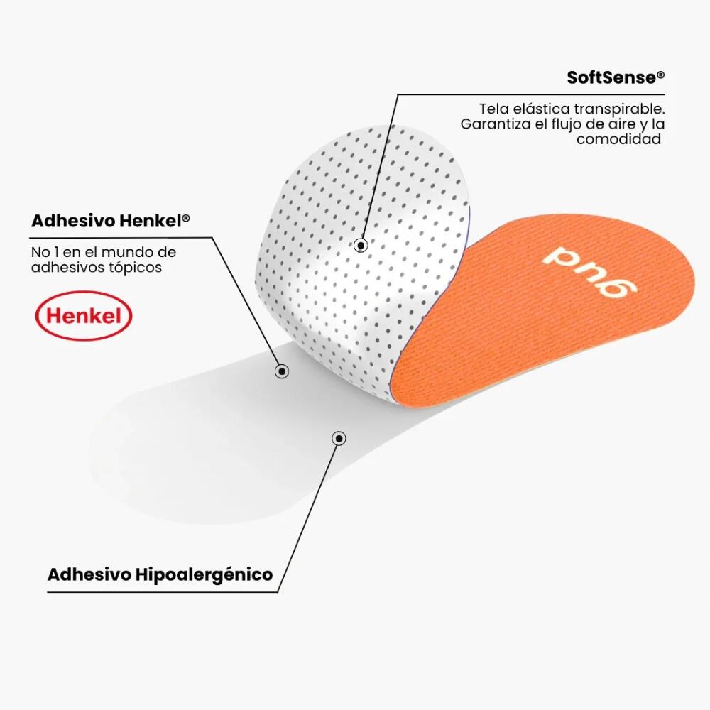 Tiras Nasales Deportivas 30 Uds Naranja Gudsport 3/5