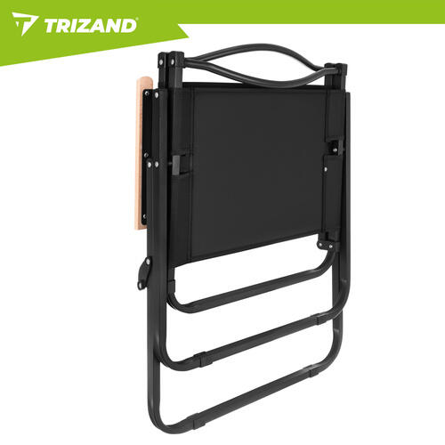 Scaun pliabil gradina, tesatura Oxford suport 120 kg, 75.5 x 58.5 x 53.5 cm